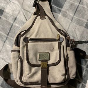 Cross strap backpack purse.